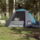 Къмпинг палатка за 2 души синя 224x248x118 см 185T тафта