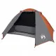 Къмпинг палатка за 2 души сив/оранжев 224x248x118 см 185T тафта