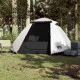 Къмпинг палатка за 2 души бяла 224x248x118 см 185T тафта
