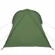 Къмпинг палатка за 2 души зелена 320x140x120 см 185T тафта