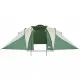 Къмпинг палатка за 6 души зелена 576x238x193 см 185T тафта