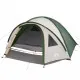 Къмпинг палатка за 4 души зелена 300x250x132 см 185T тафта