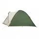 Къмпинг палатка за 4 души зелена 300x250x132 см 185T тафта