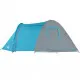 Къмпинг палатка за 6 души синя 466x342x200 см 185T тафта