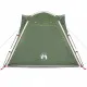 Къмпинг палатка за 4 души зелена 240x221x160 см 185T тафта