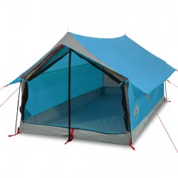 Къмпинг палатка за 2 души синя 193x122x96 см 185T тафта