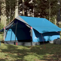 Къмпинг палатка за 2 души синя 193x122x96 см 185T тафта