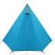 Къмпинг палатка за 3 души синя 465x220x170 см 185T тафта