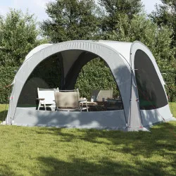 Парти палатка бяла 360x360x215 см 185T тафта