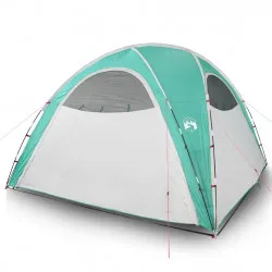 Парти палатка зелена 360x360x219 см 190T тафта