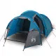 Къмпинг палатка за 3 души синя 370x185x116 см 185T тафта
