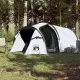 Къмпинг палатка за 3 души бяла 370x185x116 см 190T тафта