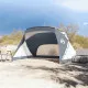 Плажна палатка сива 274x178x170/148 см 185T тафта