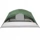 Къмпинг палатка за 6 души зелена 412x370x190 см 190T тафта