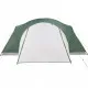Къмпинг палатка за 8 души зелена 360x430x195 см 190T тафта