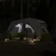 Къмпинг палатка, светлозелено, затъмняващ плат, LED