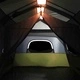 Семейна палатка с LED 9-местна светлозелена бързо освобождаване Семейна палатка с LED 9-местна светлозелена бързо освобождаване