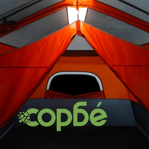Семейна палатка с LED 9-местна сив-оранжев бързо освобождаване на топ цена от sorbe.bg Семейна палатка с LED 9-местна сив-оранжев бързо освобождаване ➤ топ цена ➤ sorbe.bg