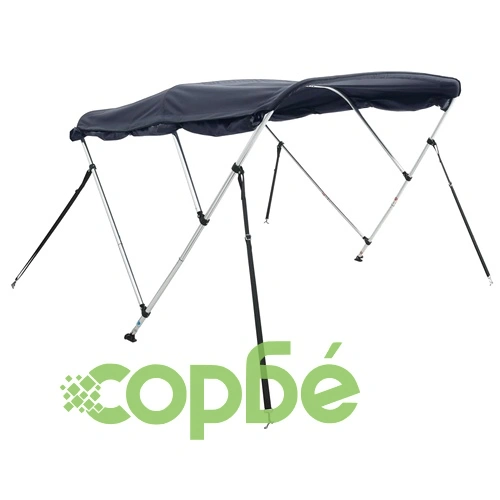 Тента за лодка с 4 дъги странични стени 243x(230-244)x137 см ➤ топ цена ➤ sorbe.bg
