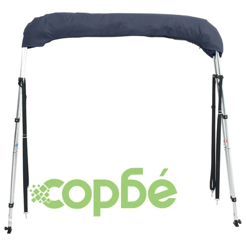 Тента за лодка с 4 дъги странични стени 243x(230-244)x137 см ➤ топ цена ➤ sorbe.bg