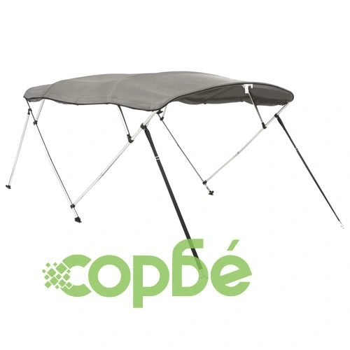 Тента за лодка с 4 дъги странични стени 243x(200-213)x137 см ➤ топ цена ➤ sorbe.bg