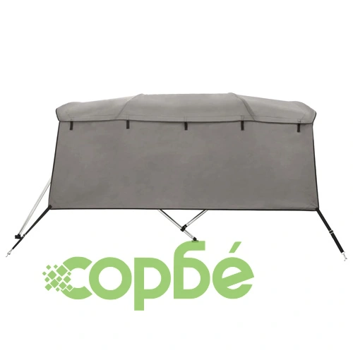 Тента за лодка с 4 дъги странични стени 243x(230-244)x137 см ➤ топ цена ➤ sorbe.bg
