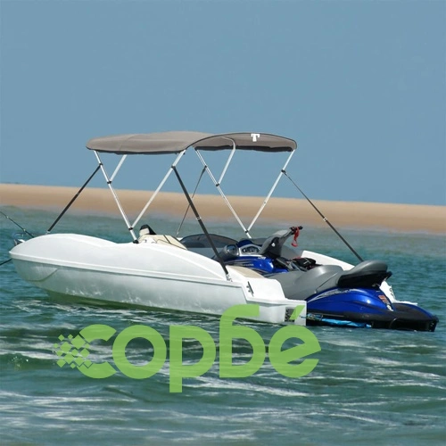 Тента за лодка с 3 дъги мрежести страници 183x(170-182)x137 см ➤ топ цена ➤ sorbe.bg