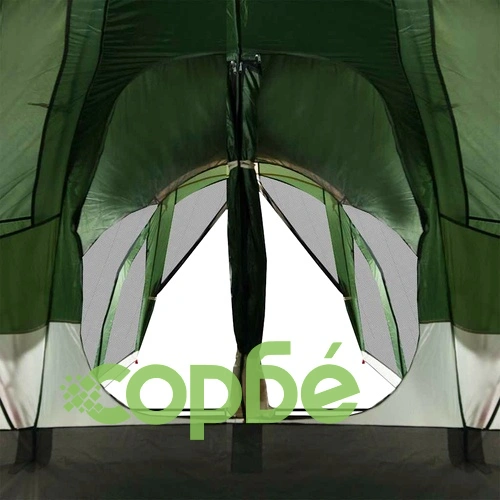 Семейна палатка, типи, 8-местна, зелена, водоустойчива ➤ топ цена ➤ sorbe.bg