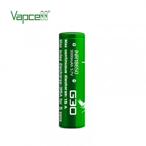 Батерия Vapcell 18650 G30 3000mah 15A ➤ топ цена ➤ sorbe.bg