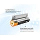 Батерия Vapcell P1418A 14500 1800mAh 1.5V със защита и Micro USB зареждане