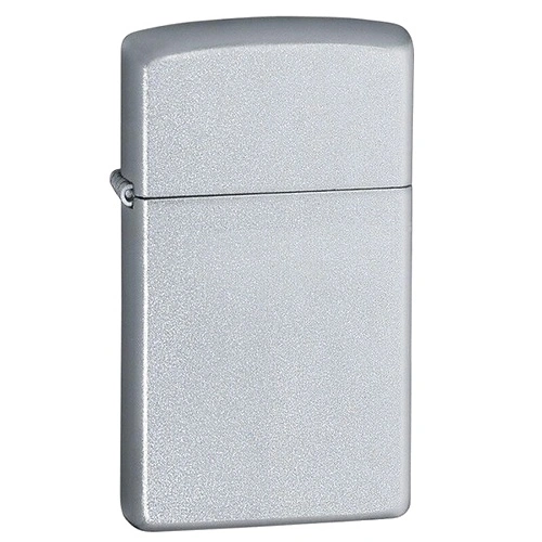 Запалка Zippo 1605 Slim, Satin Chrome ➤ топ цена ➤ sorbe.bg