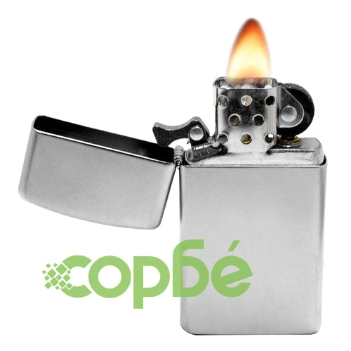 Запалка Zippo 1605 Slim, Satin Chrome ➤ топ цена ➤ sorbe.bg