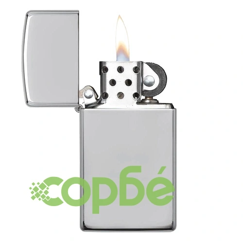 Запалка Zippo 1610 Polished Chrome, Slim ➤ топ цена ➤ sorbe.bg