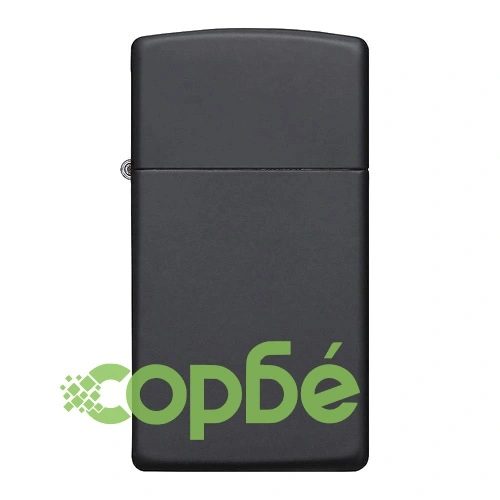 Запалка Zippo 1618 Black Matte Slim ➤ топ цена ➤ sorbe.bg