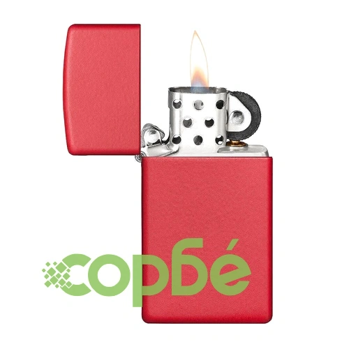 Запалка Zippo Slim® Red Matte ➤ топ цена ➤ sorbe.bg