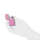 Запалка Zippo 1638  Pink Matte, Slim