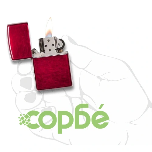 Запалка Zippo 21063 Candy Apple Red ➤ топ цена ➤ sorbe.bg