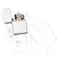 Запалка Zippo 214  White Matte