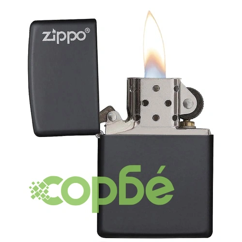 Запалка Zippo 218ZL Black Matte ➤ топ цена ➤ sorbe.bg