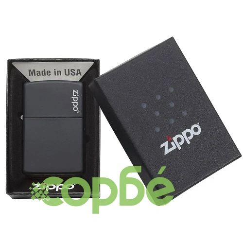 Запалка Zippo 218ZL Black Matte ➤ топ цена ➤ sorbe.bg