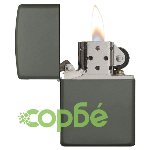Запалка Zippo 221 Green Matte ➤ топ цена ➤ sorbe.bg
