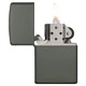 Запалка Zippo 221 Green Matte