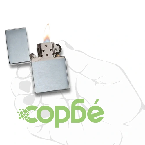 Запалка Zippo 230.25 - Brushed Chrome Vintage ➤ топ цена ➤ sorbe.bg