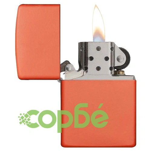 Запалка Zippo 231 Orange Matte ➤ топ цена ➤ sorbe.bg