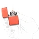 Запалка Zippo 231ZL Orange Matte