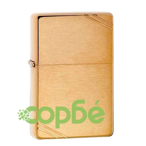 Запалка Zippo 240 - Brushed Brass Vintage with Slashes ➤ топ цена ➤ sorbe.bg