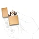Запалка Zippo 240 - Brushed Brass Vintage with Slashes