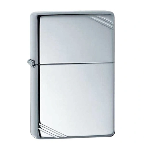 Запалка Zippo 260 - High Polish Chrome Vintage with Slashes ➤ топ цена ➤ sorbe.bg