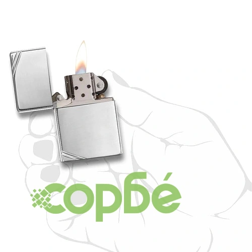 Запалка Zippo 260 - High Polish Chrome Vintage with Slashes ➤ топ цена ➤ sorbe.bg
