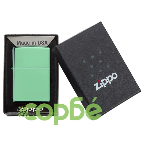 Запалка Zippo - High Polish Green ➤ топ цена ➤ sorbe.bg